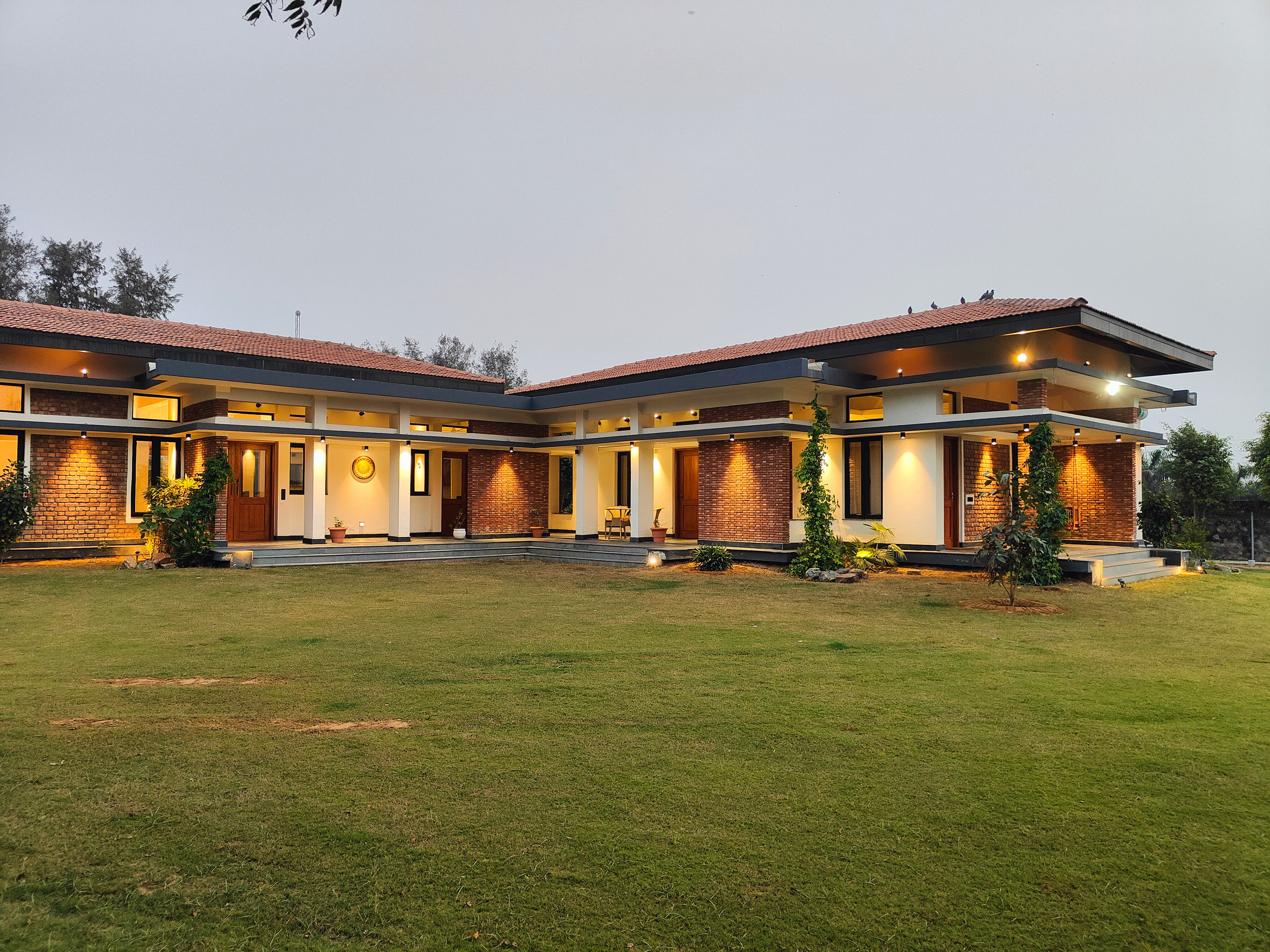 Modern Green Farmhouse